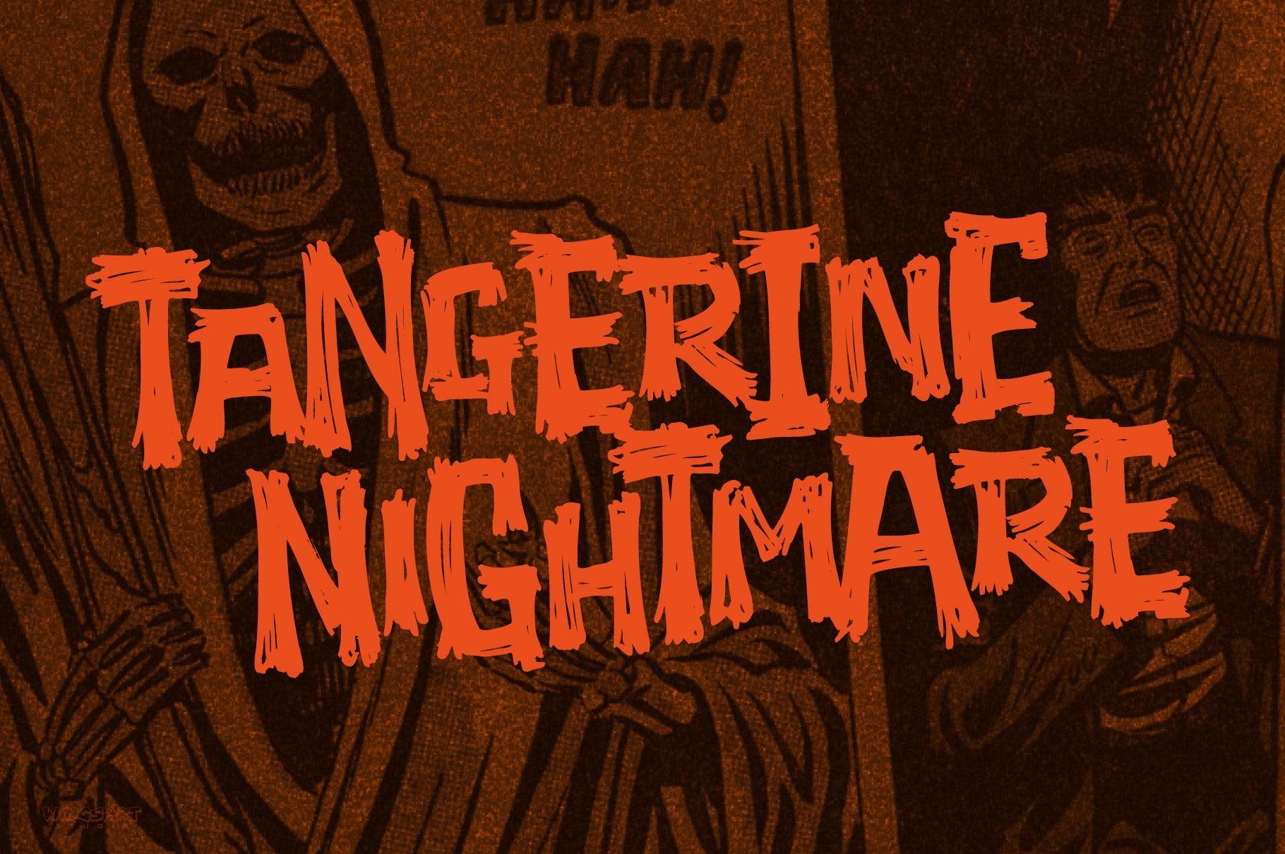 Hatchet Job - A Halloween Brush Font