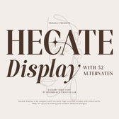 Hecate Display – Modern Editorial Serif Font