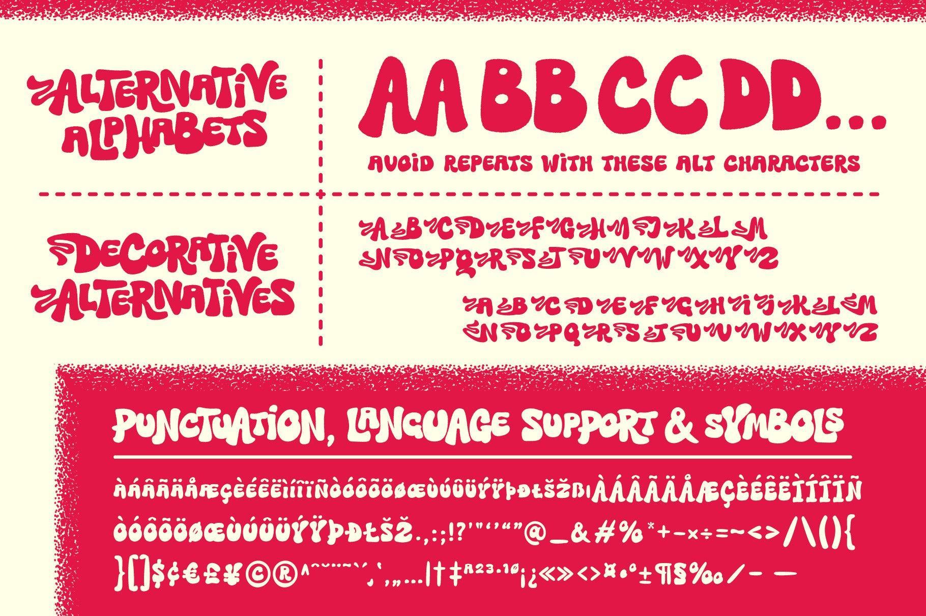 Hells Bells: 1970s Bell Bottom Font