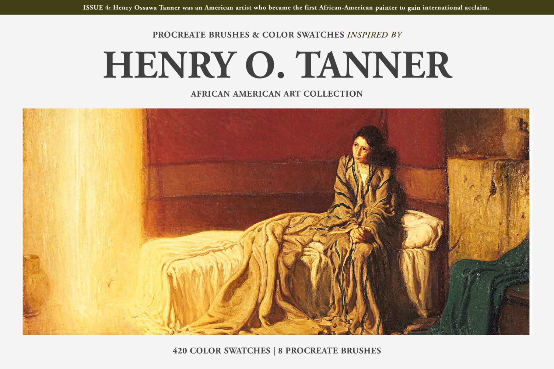 Henry Ossawa Tanner Procreate Kit