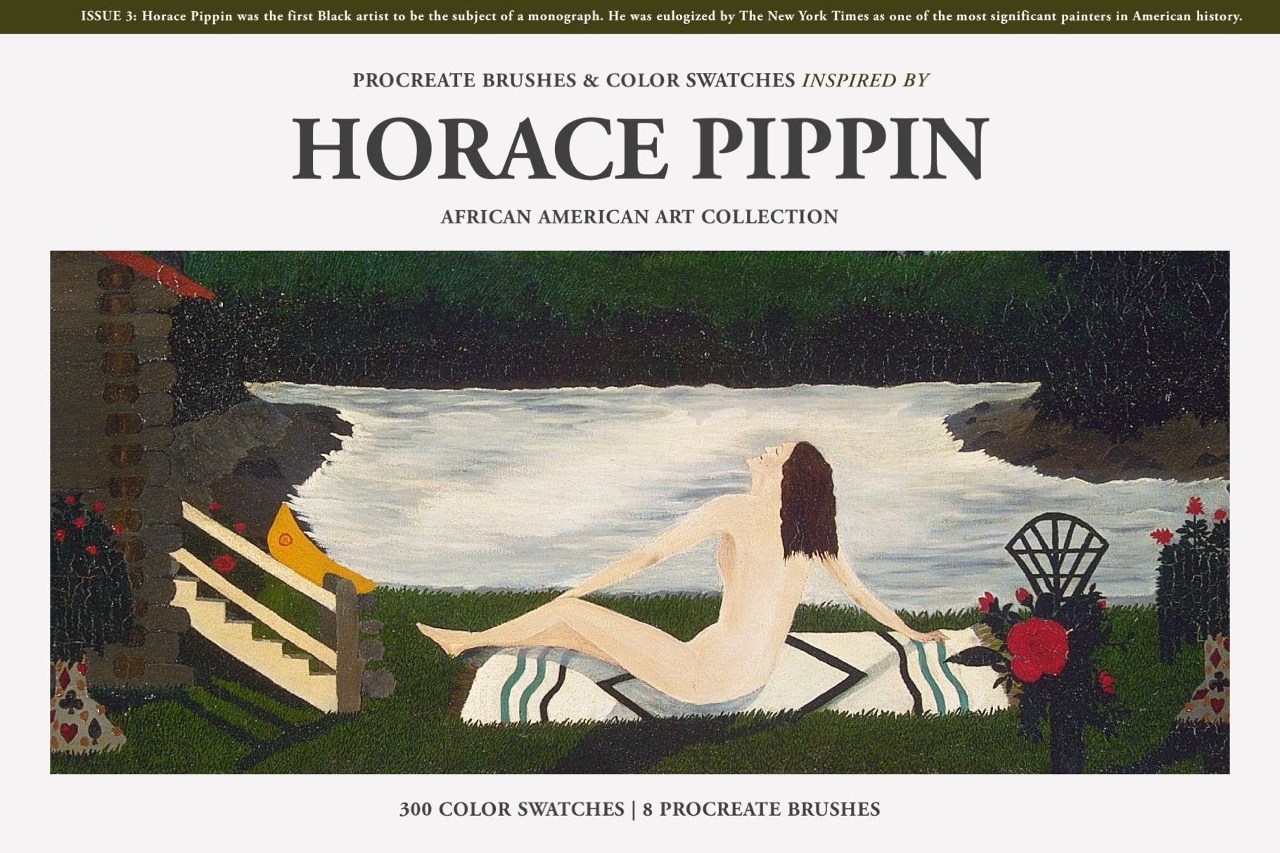 Horace Pippin Procreate Brushes