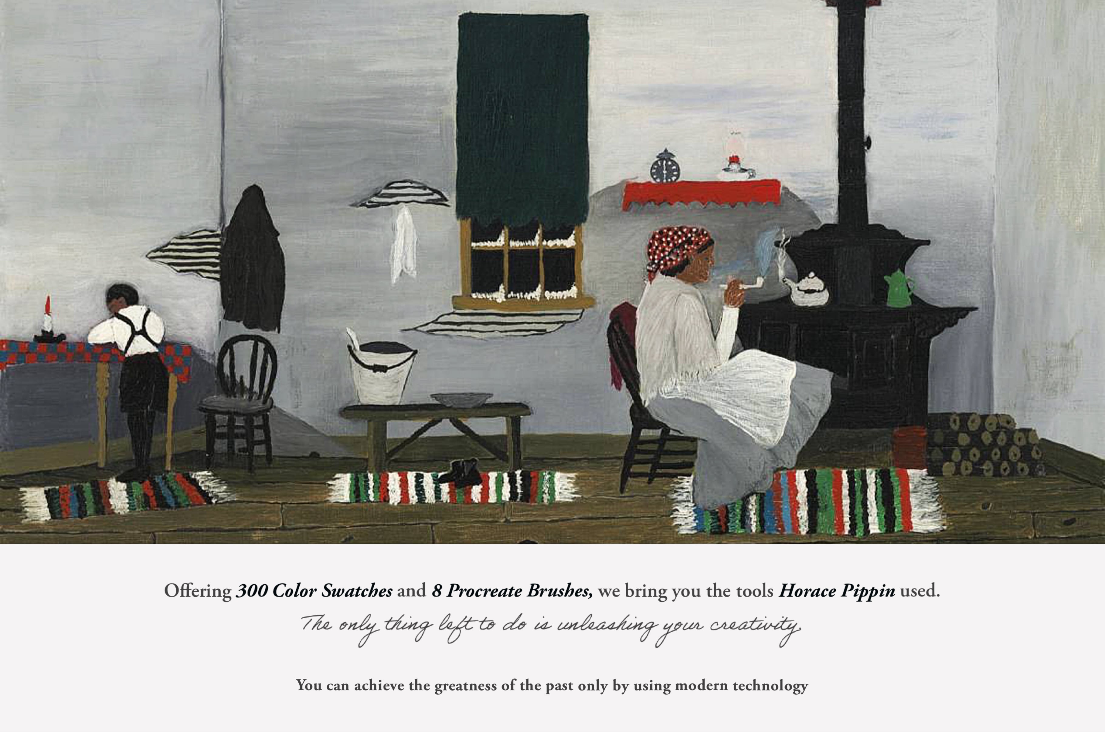 Horace Pippin Procreate Brushes