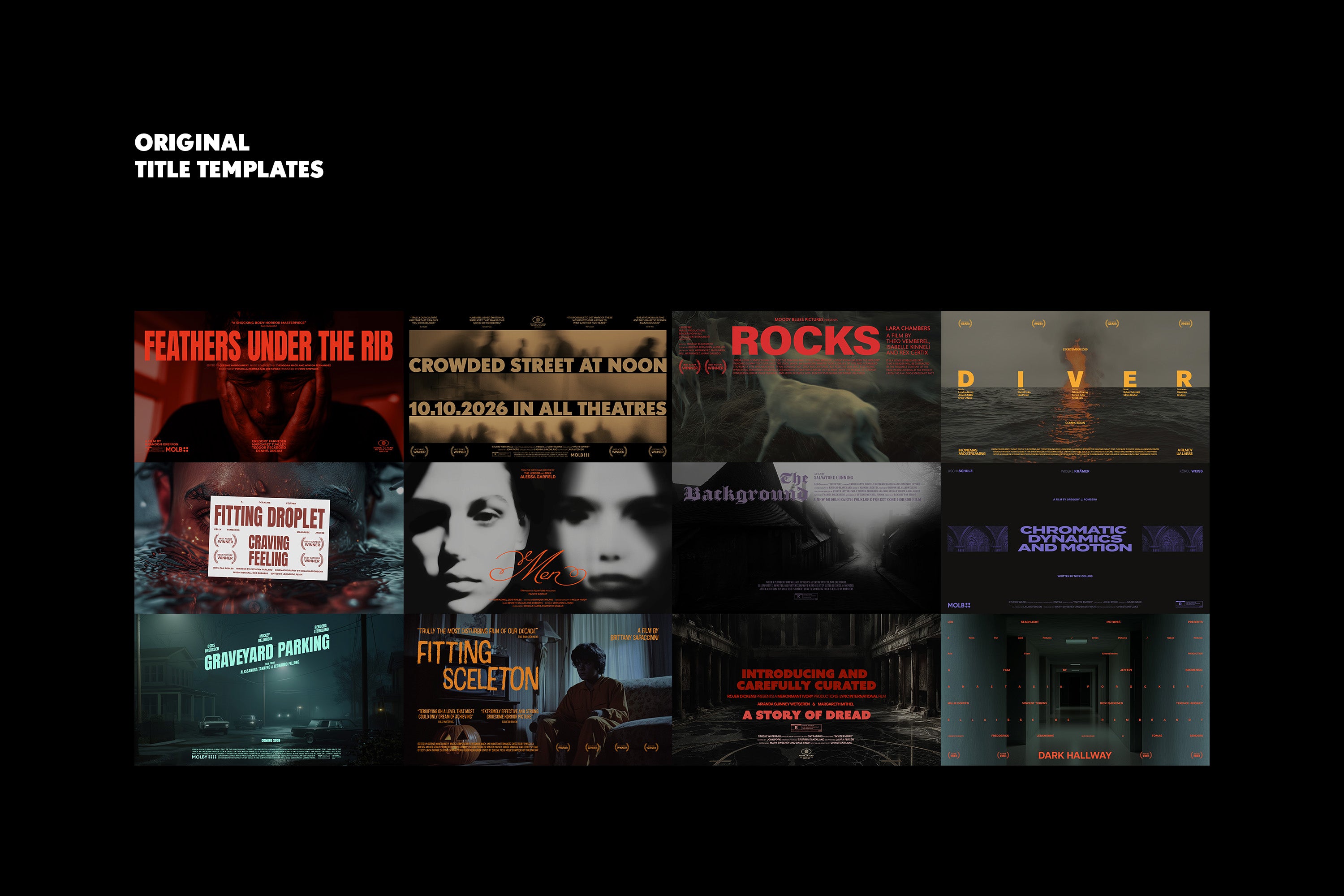 Horror Film Titles Collection