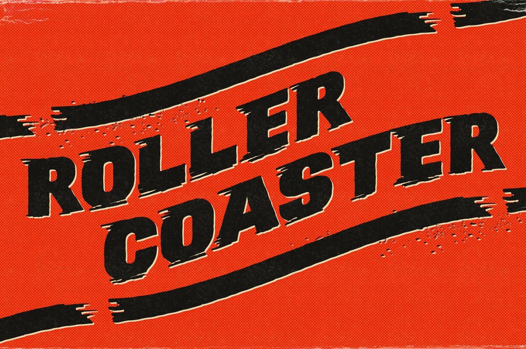 Hot Pursuit: A Hand-Drawn Grindhouse Roller Derby Font
