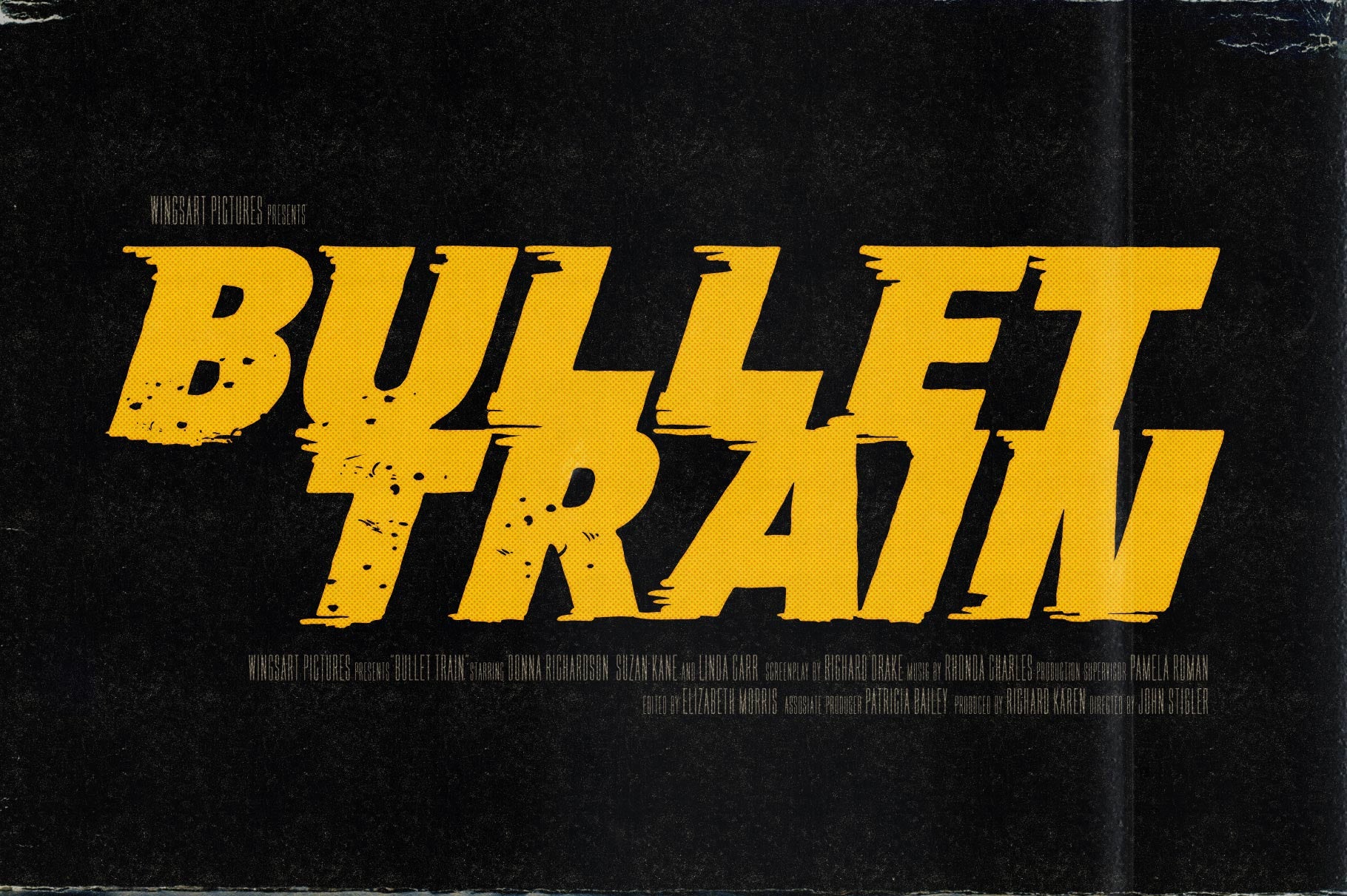 Hot Pursuit: A Hand-Drawn Grindhouse Roller Derby Font