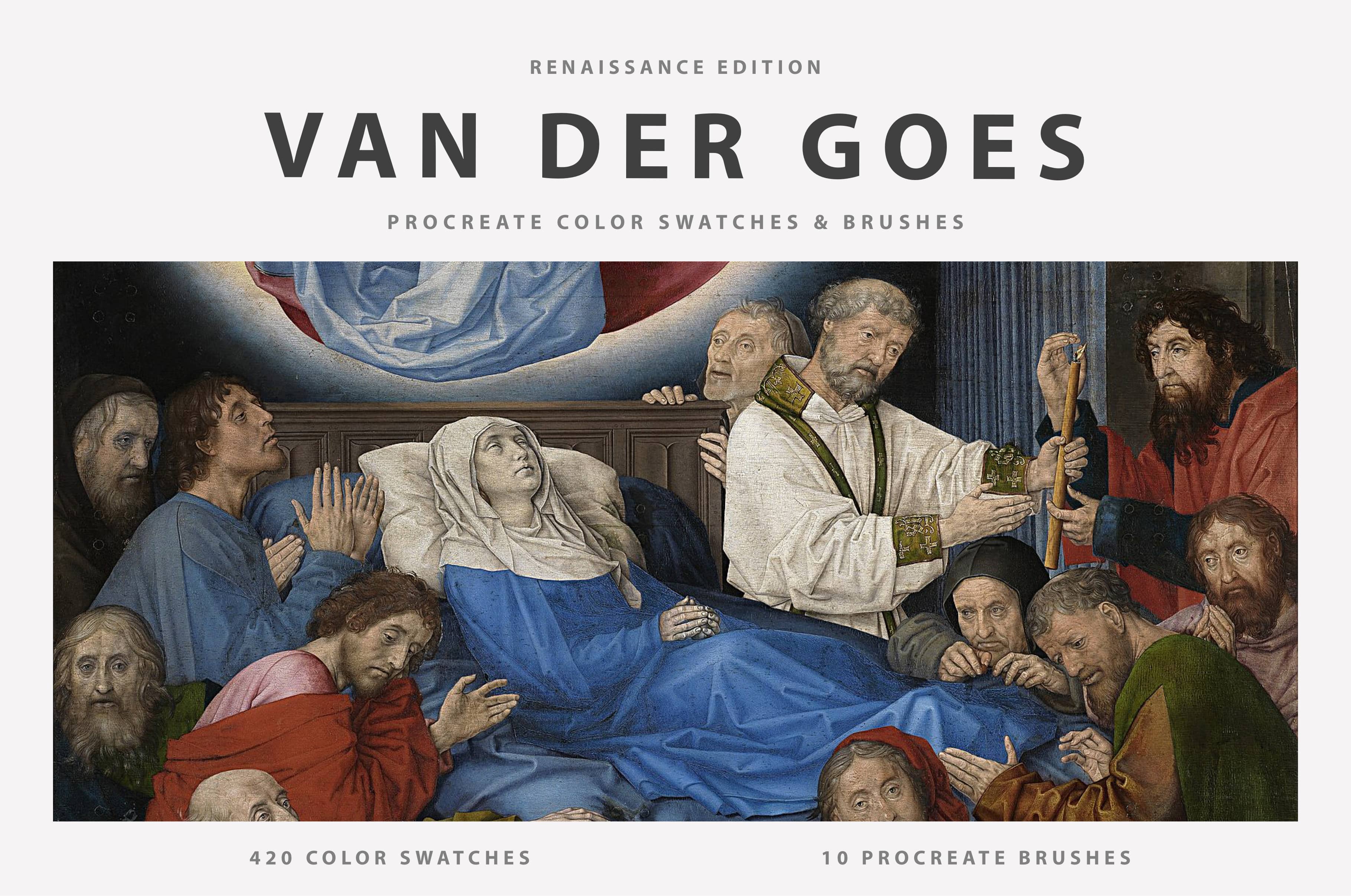 Hugo Van Der Goes Procreate Brushes & Color Palettes