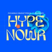 Hypenowa Psychedelic Creative Typeface Font