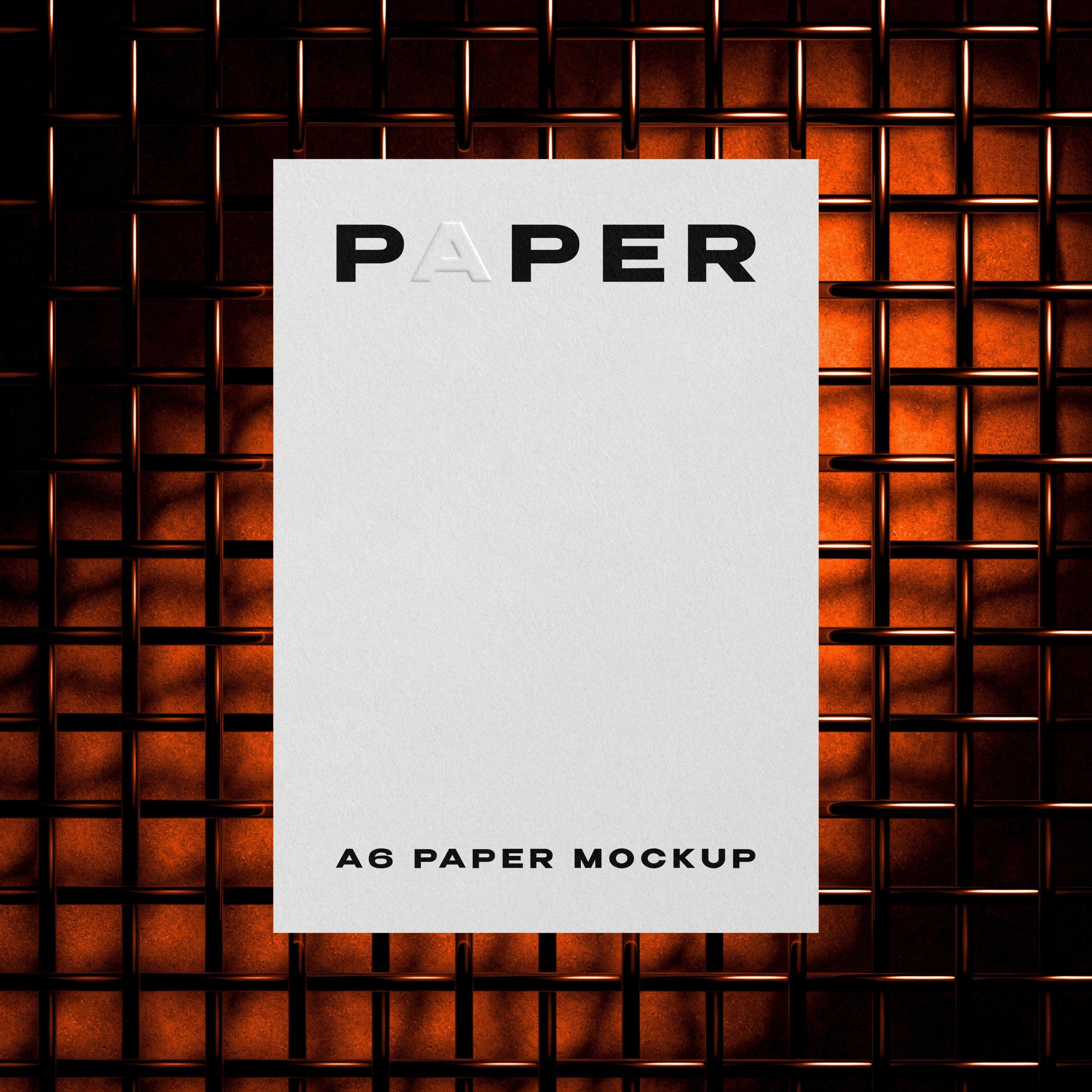Industrial Paper Card Mockup
