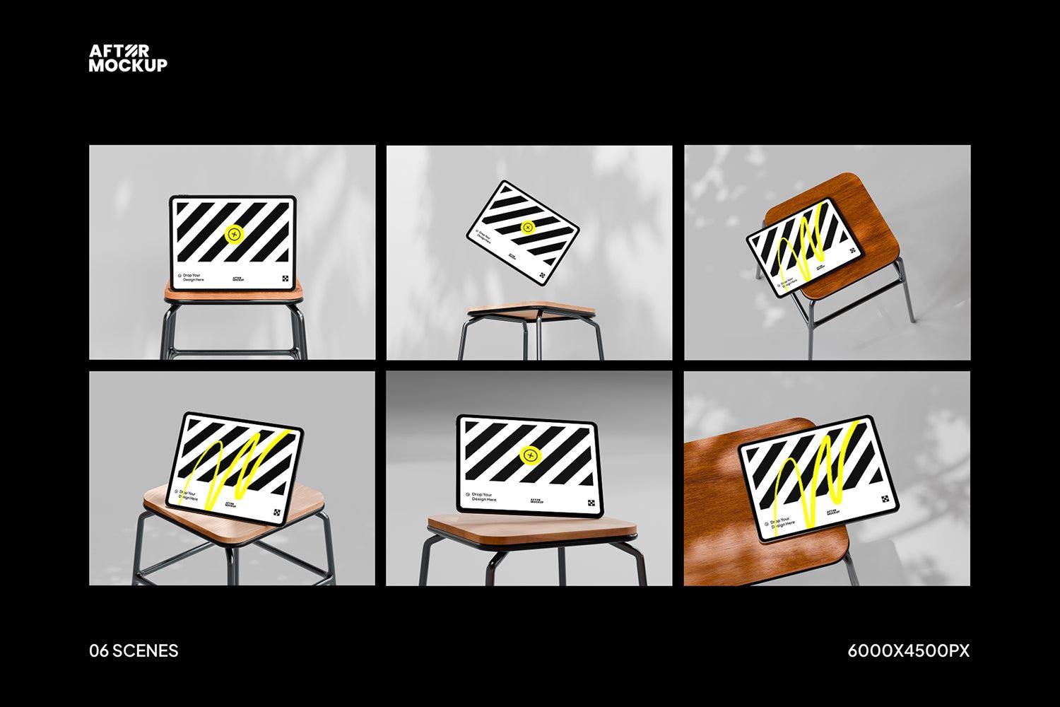 iPad in The Chair Mockups