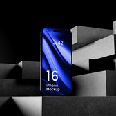 iPhone Mockup Dark Scene