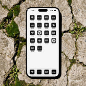 iPhone Mockup on Cracked Concrete Ground