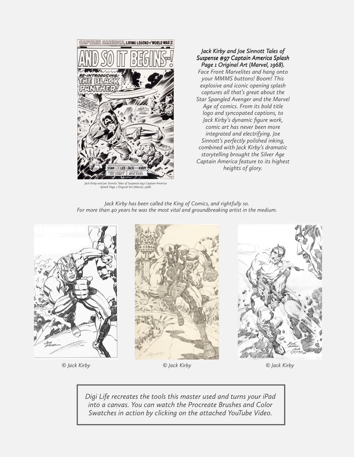 Jack Kirby's Procreate Kit