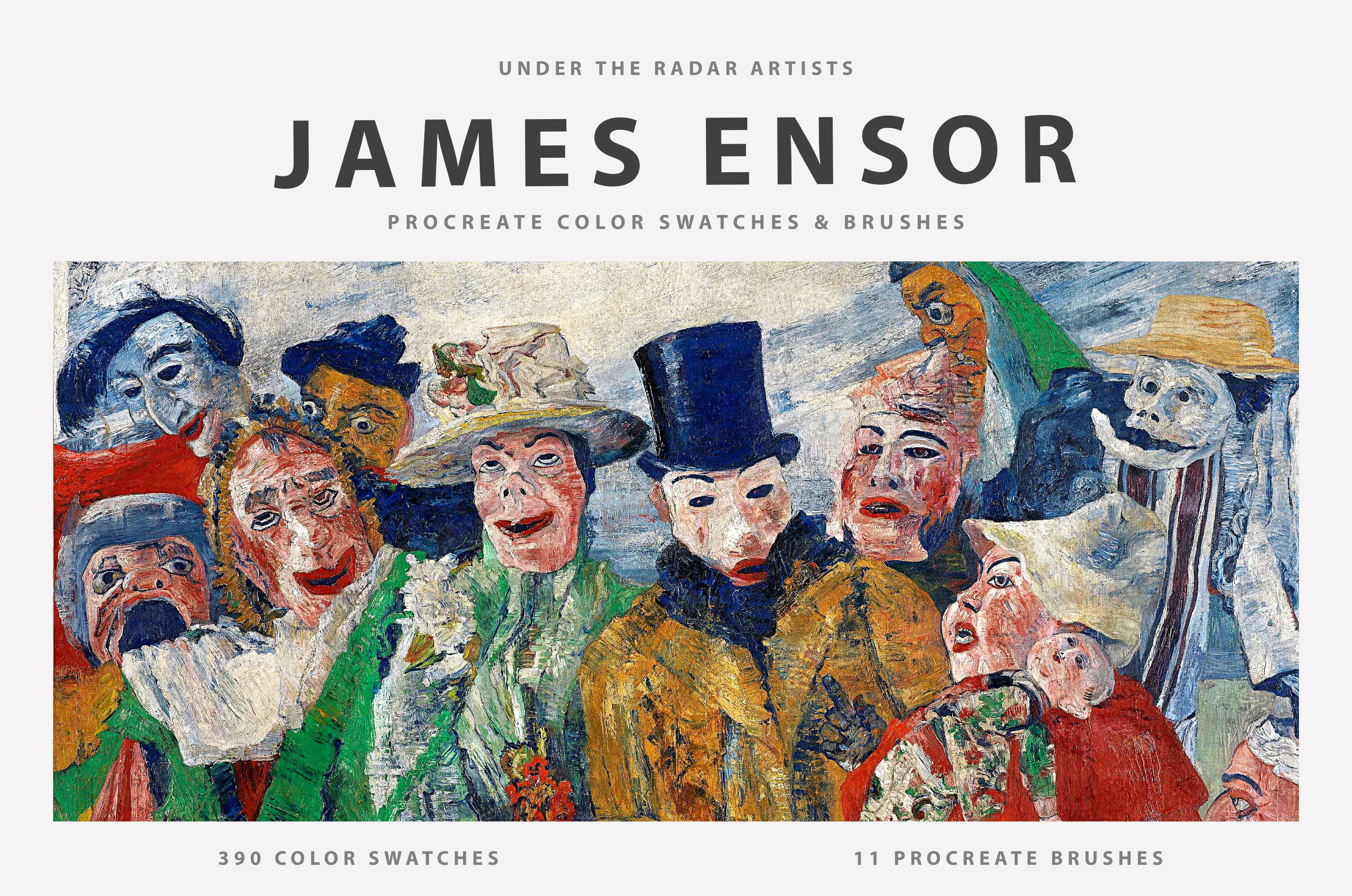 James Ensor Procreate Kit