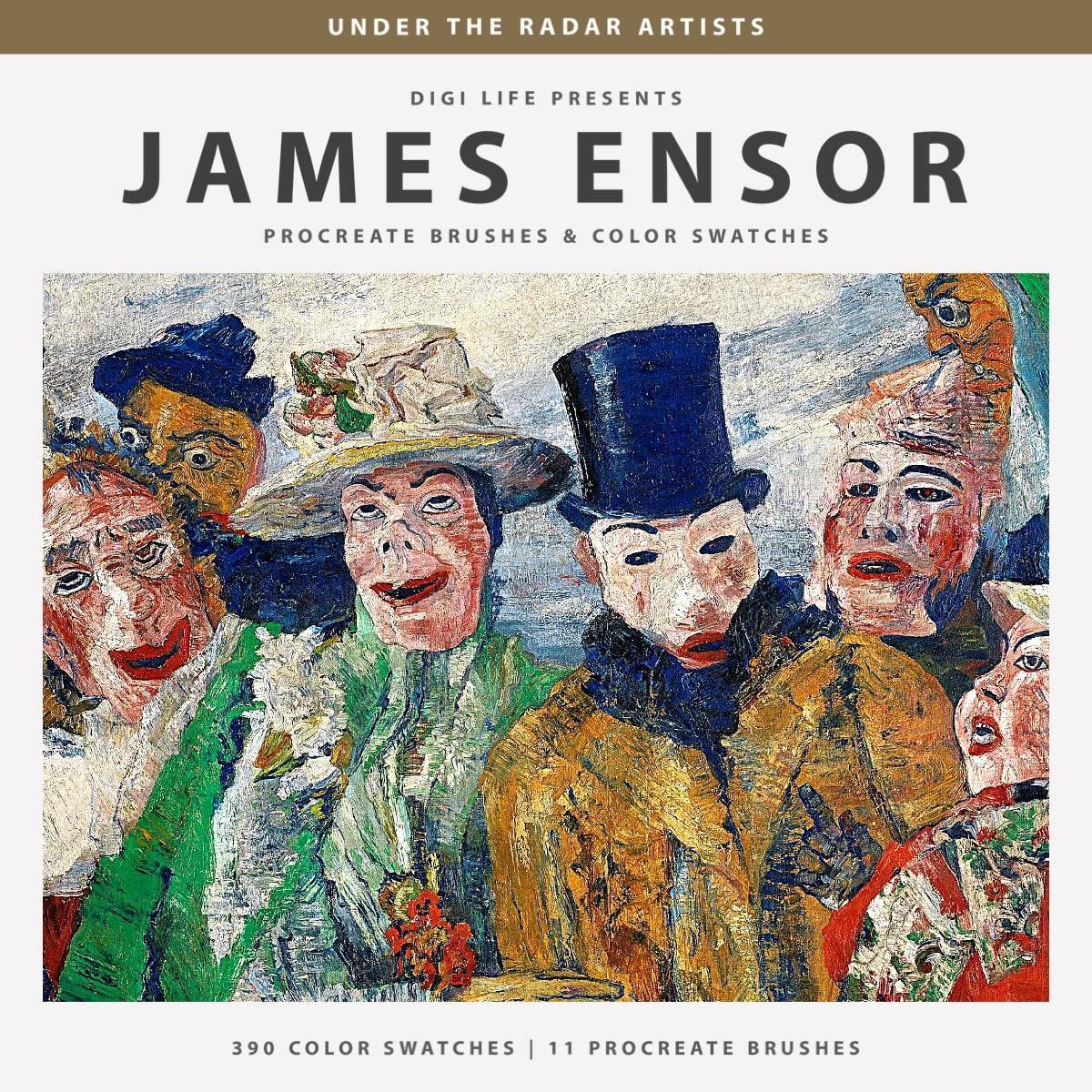 James Ensor Procreate Kit