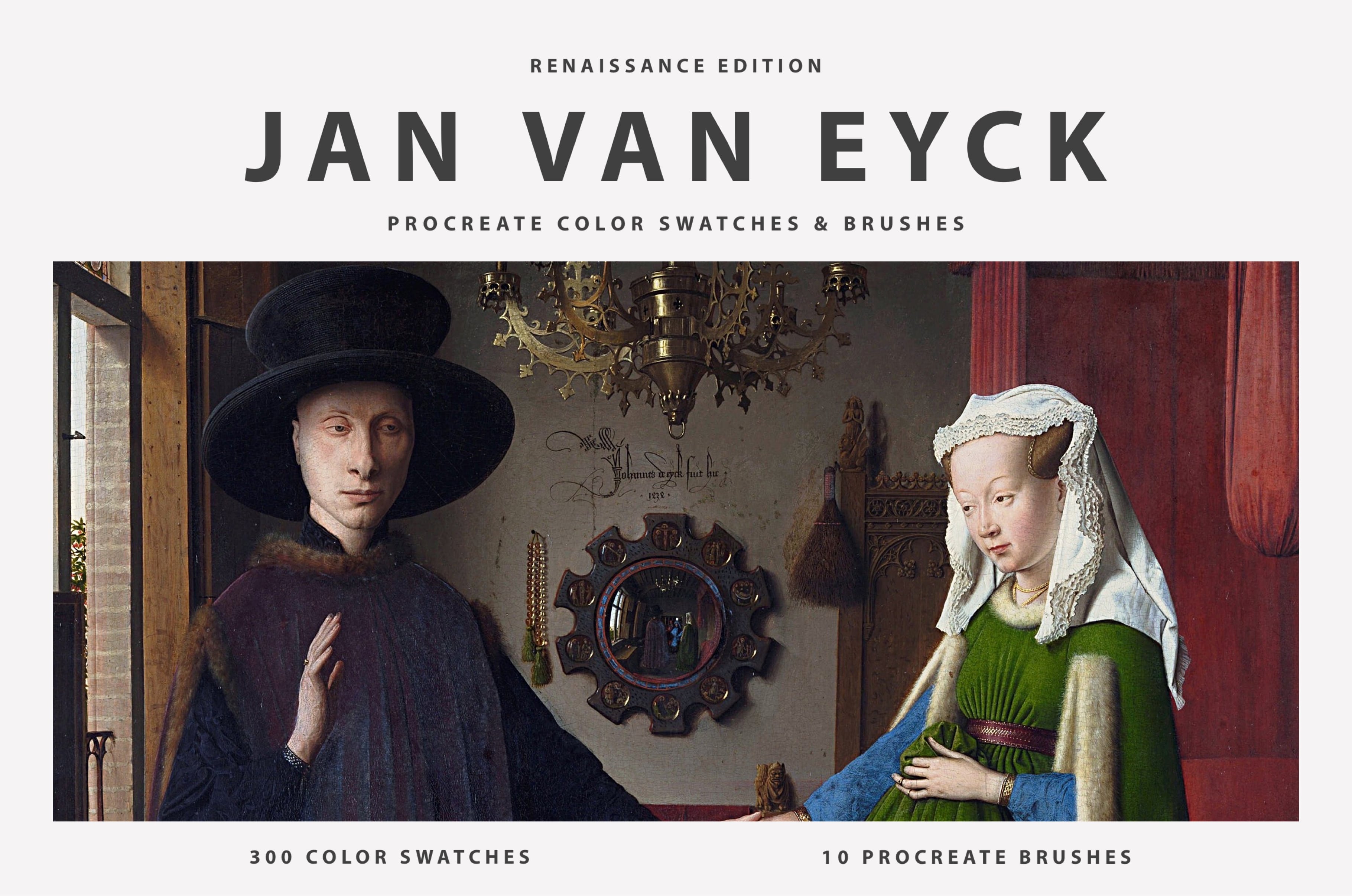 Jan Van Eyck Procreate Brushes & Color Palettes