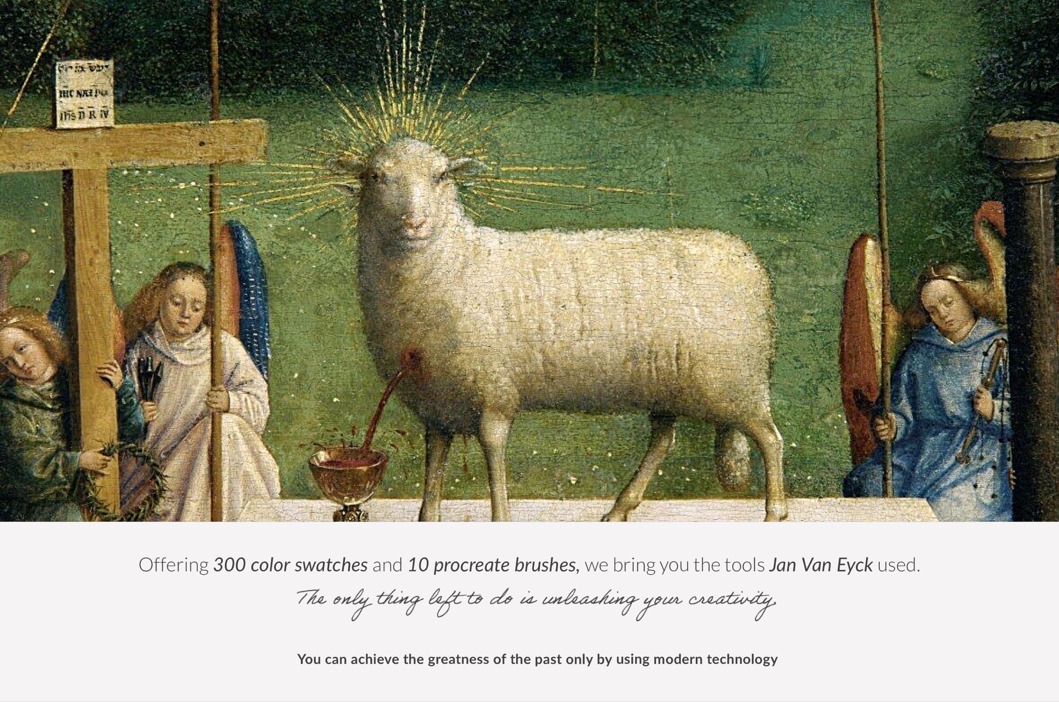 Jan Van Eyck Procreate Brushes & Color Palettes