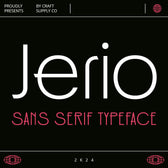 Jerio – Modern Sans Serif