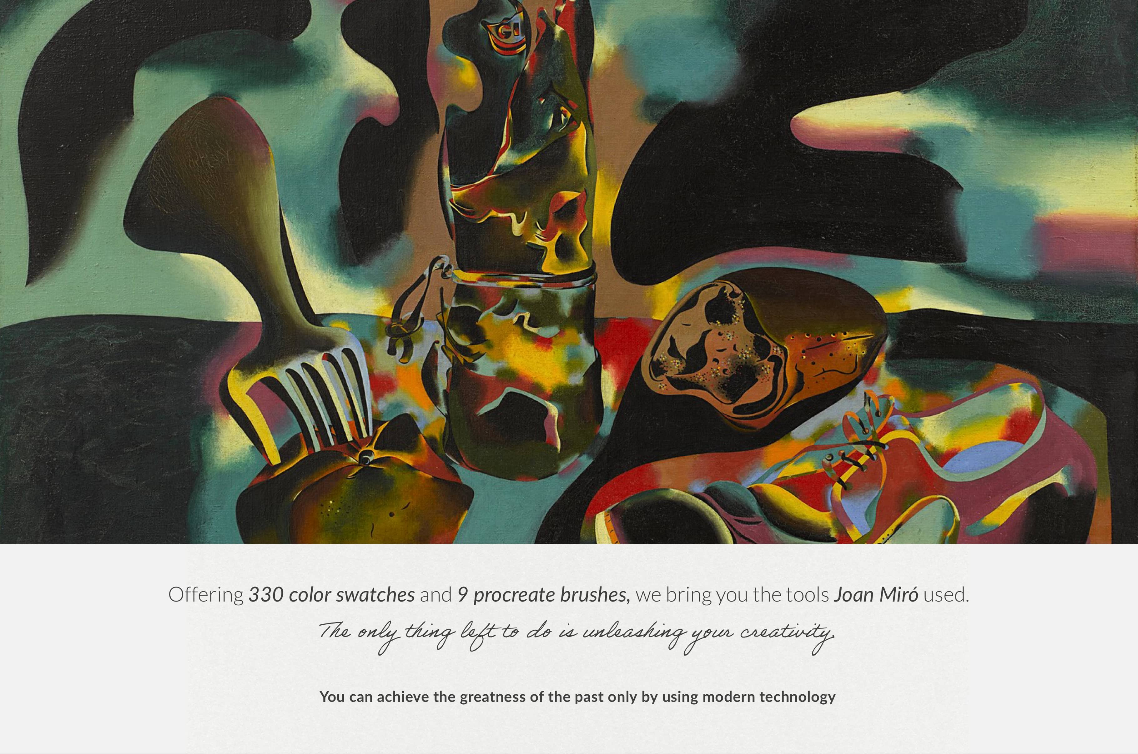 Joan Miro Procreate Kit