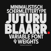 Juturu Blaarr - Clean Geometric Font