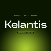 Kelantis - Sans Serif Typeface
