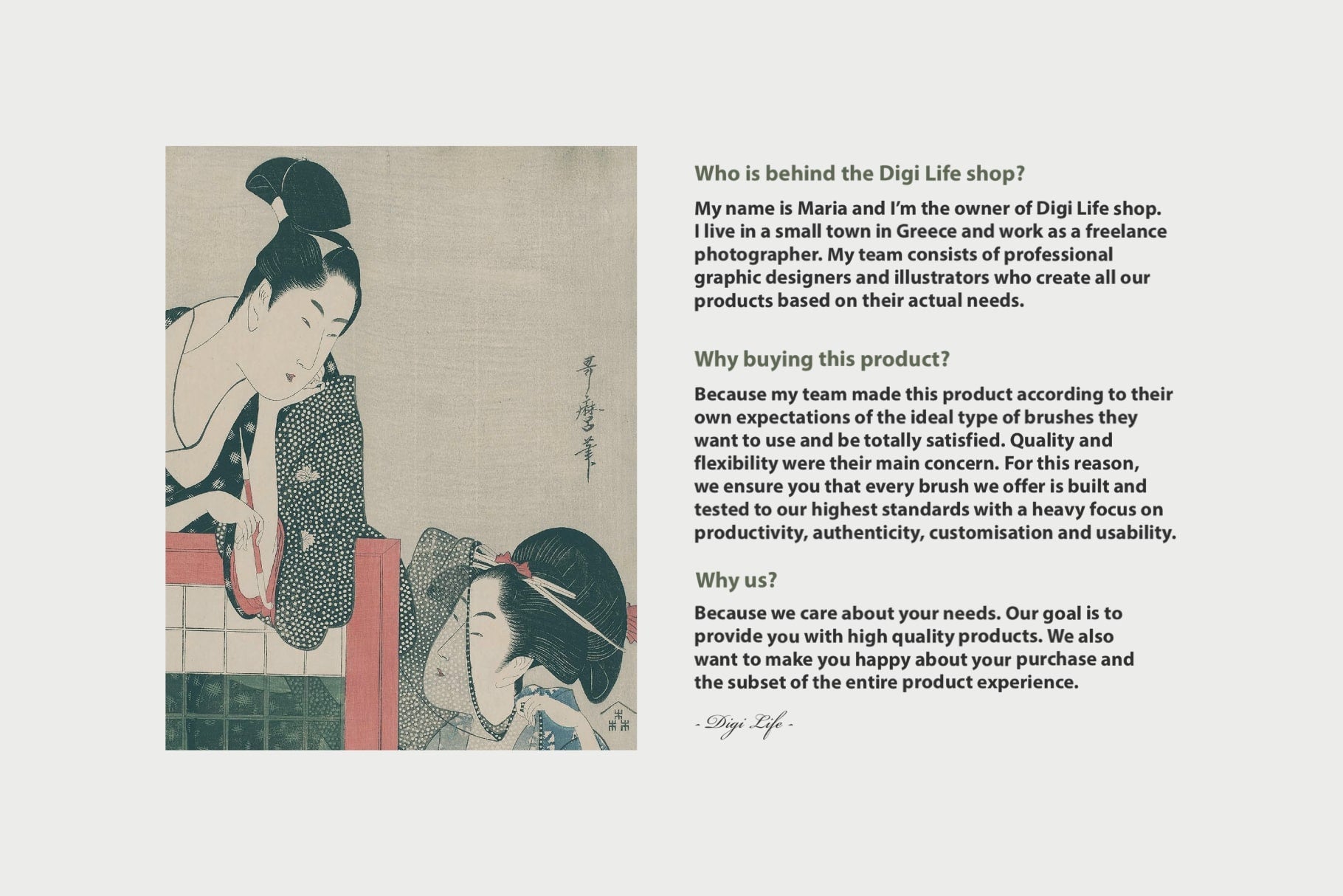 Kitagawa Utamaro Procreate Kit