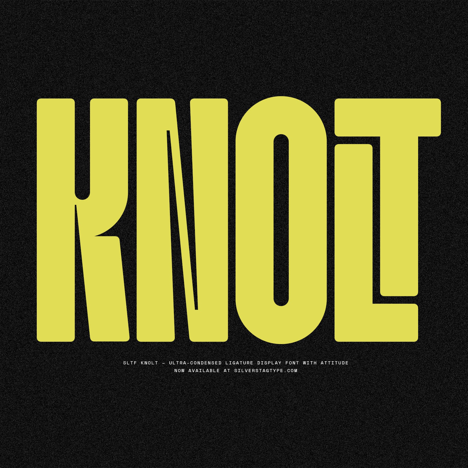 Knolt – Bold Ultra-Condensed Font