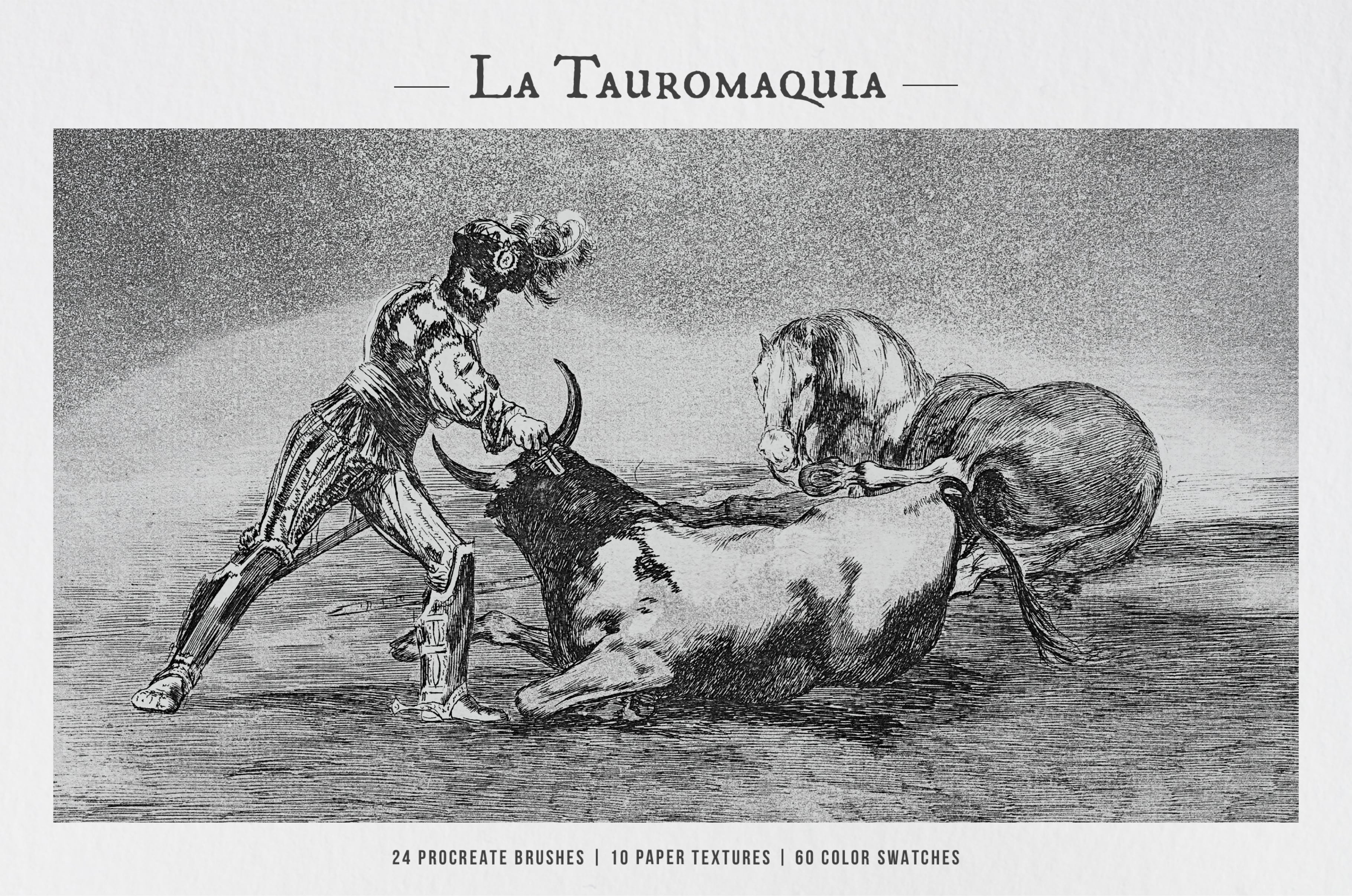 La Tauromaquia Procreate Kit