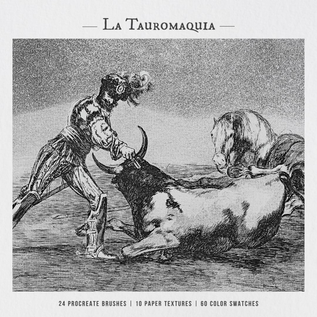 La Tauromaquia Procreate Kit