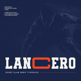 Lancero - Sports Slab Serif Font