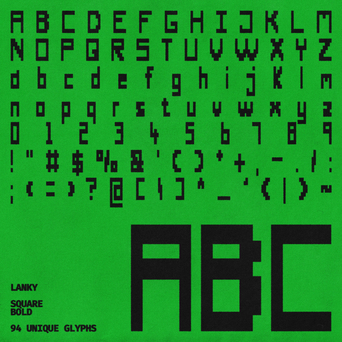 Lanky Typeface by Jason Santos, preview 4