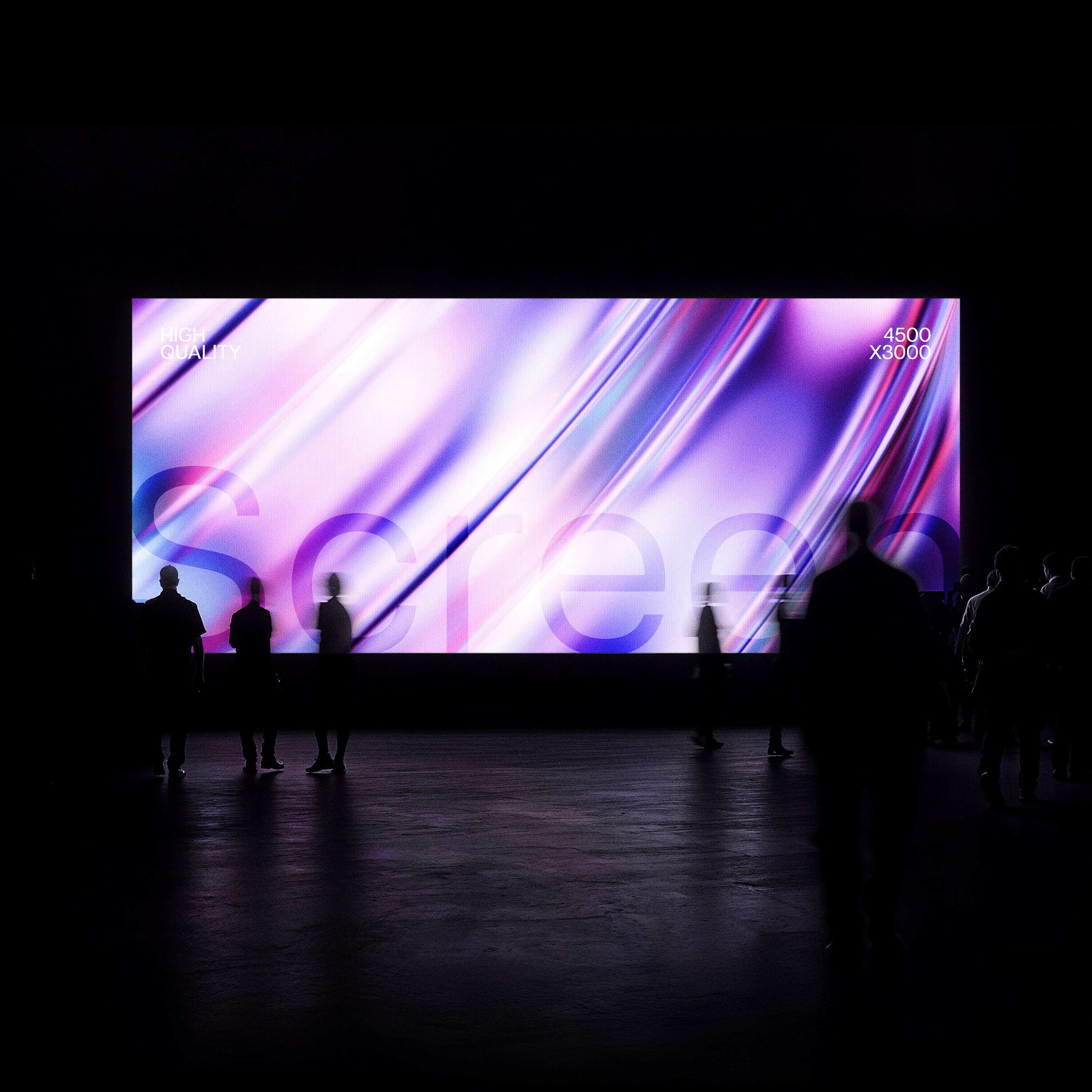Large 21:9 Expo Screen Mockup