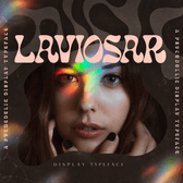 Laviosar - Psychedelic Display Font