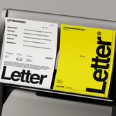 Letter Paper Mockup