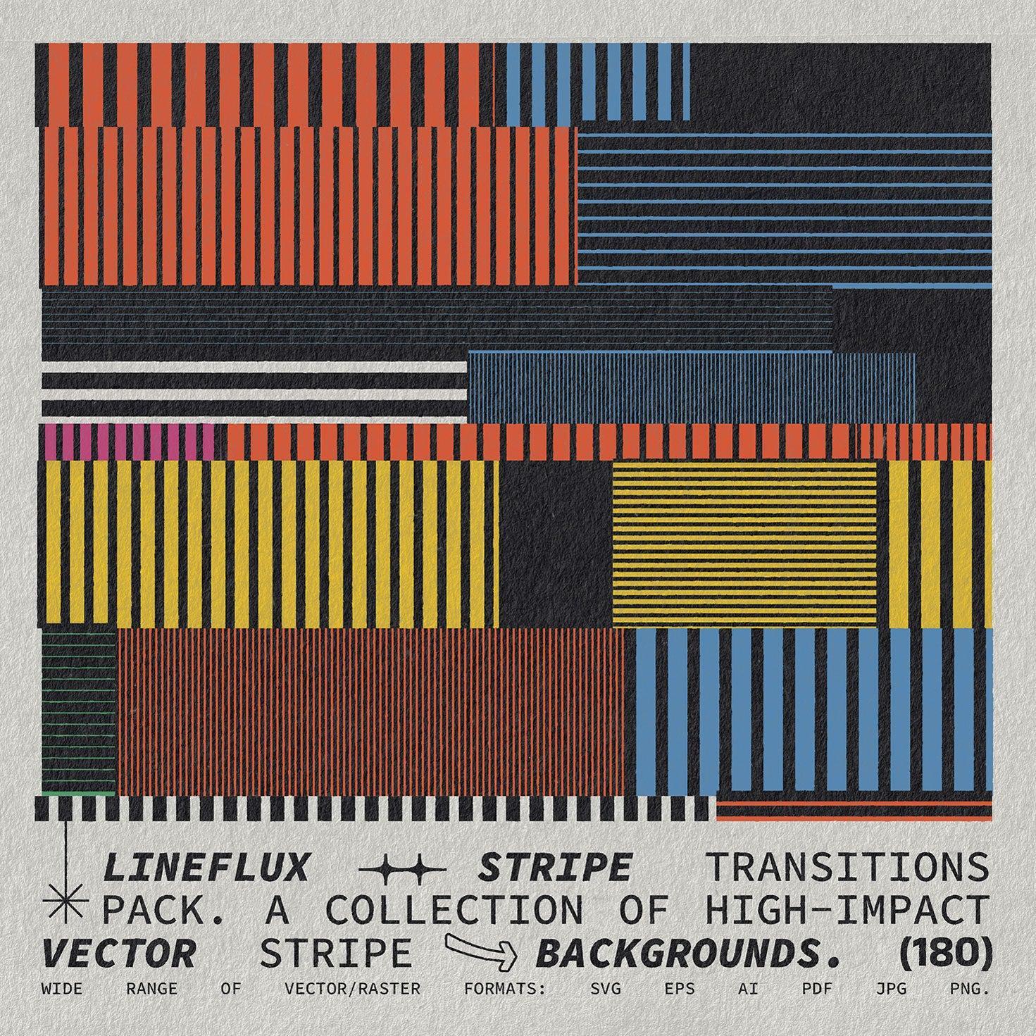 Lineflux – Vector Stripe Transitions Pack