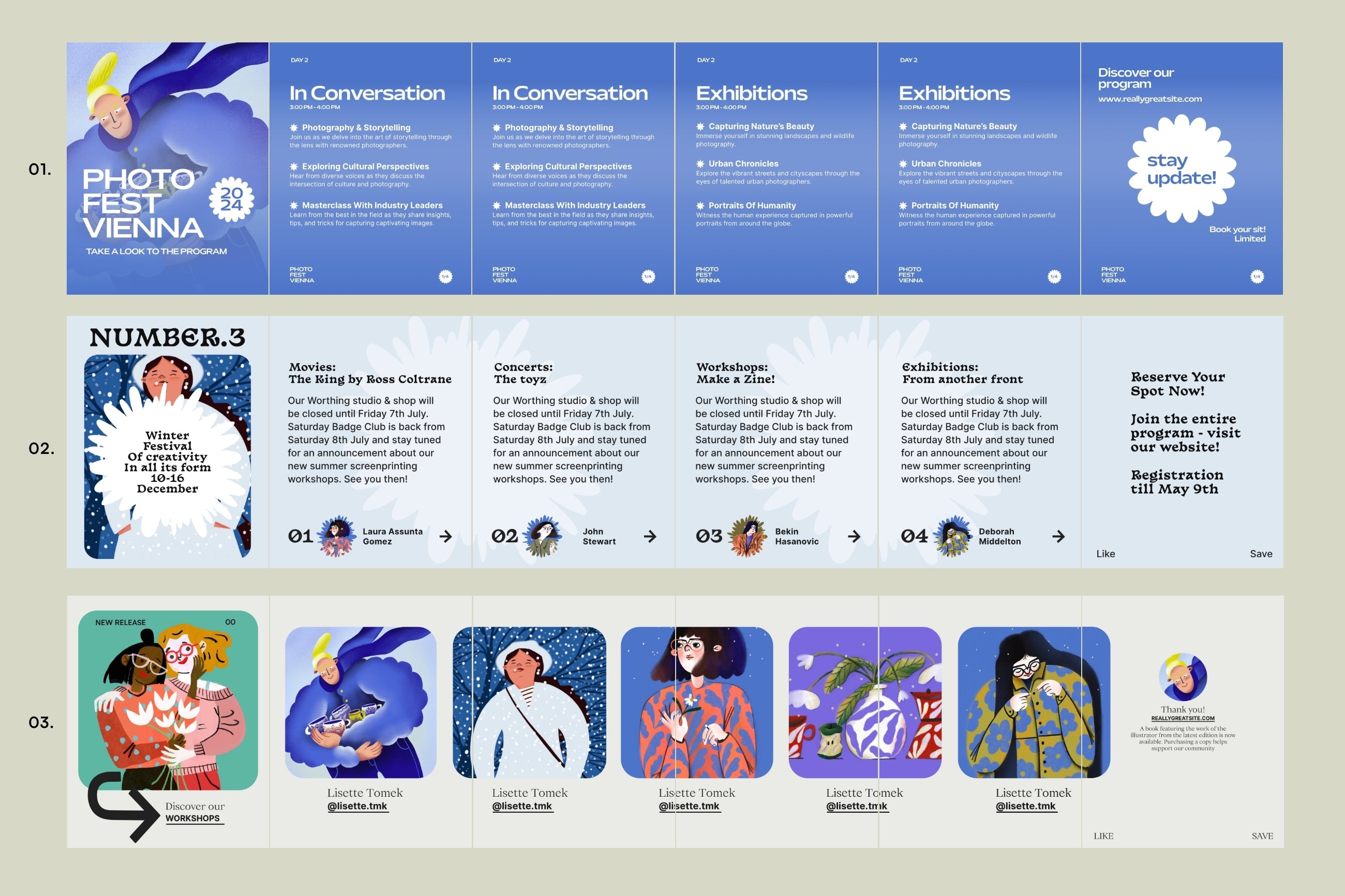 Liquorice Instagram Carousel Templates