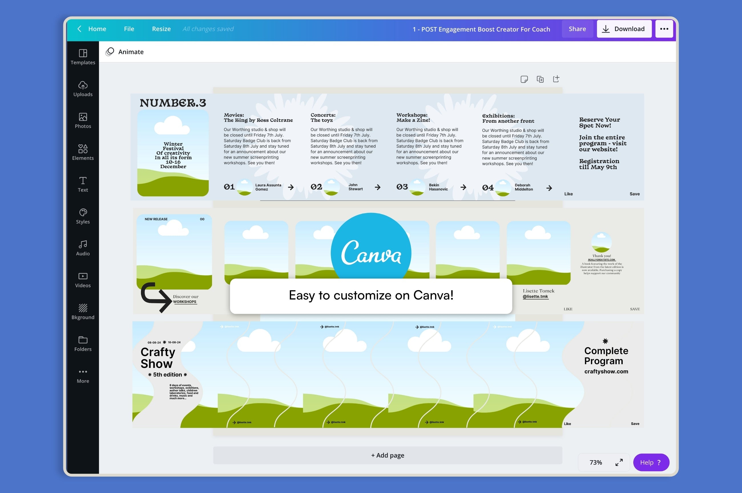 Liquorice Instagram Carousel Templates
