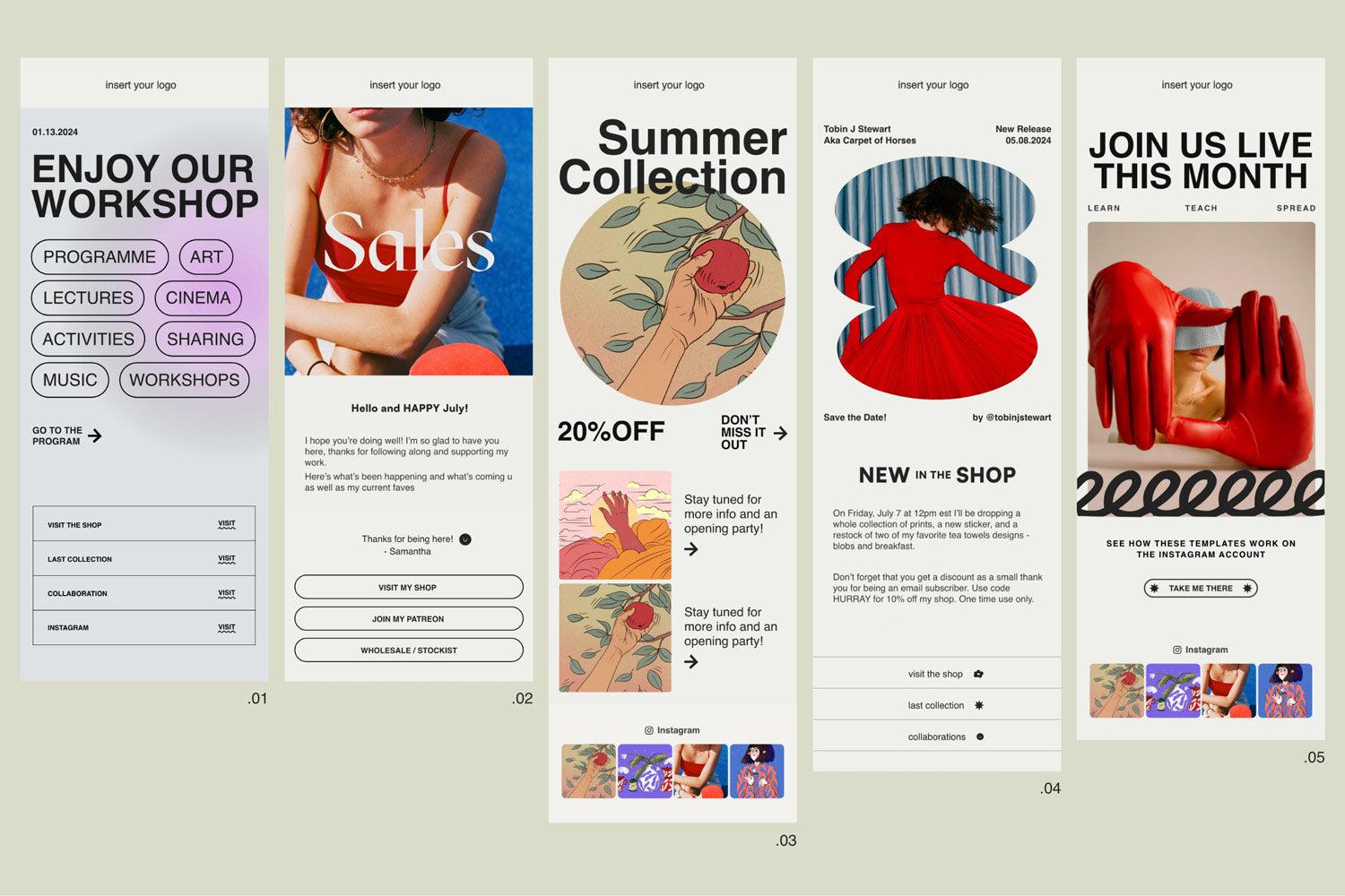 Liquorice Newsletter Templates