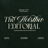 LT The Heistha Editorial – Font Duo