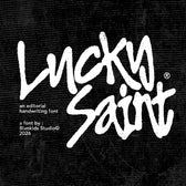 Lucky Saint a Bold Editorial Handwriting Font