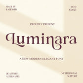 Luminara Modern Elegant Font