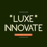 Luxe Innovate Rounded Sans Serif Font