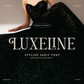 Luxeline - Luxury Ligature Serif Font