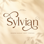 Luxury Serif Font - Sylvian