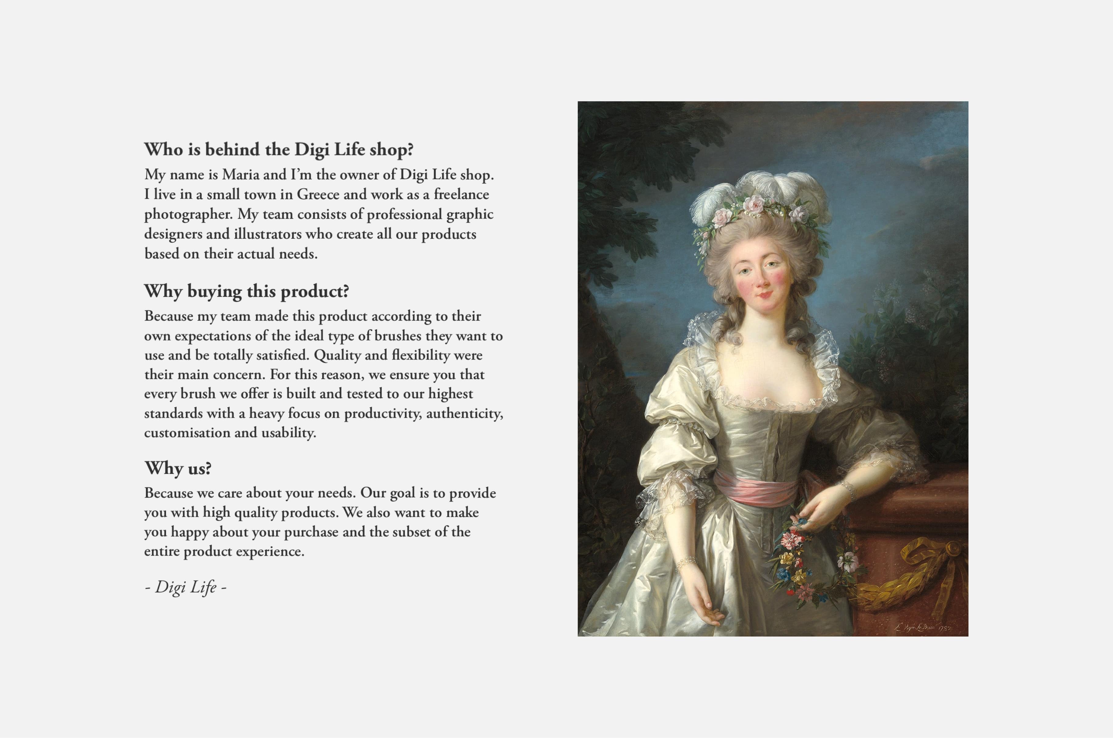 Madame Le Brun Procreate Kit