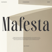 Mafesta - Elegant Condensed Serif Font