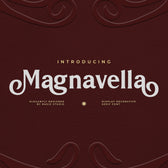 Magnavella Display Decorative Serif Font