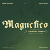Magnefico Blackletter Font