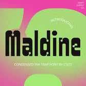 Maldine – Inktrap Font