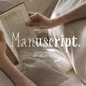 Manuscript - Hand Lettered Serif