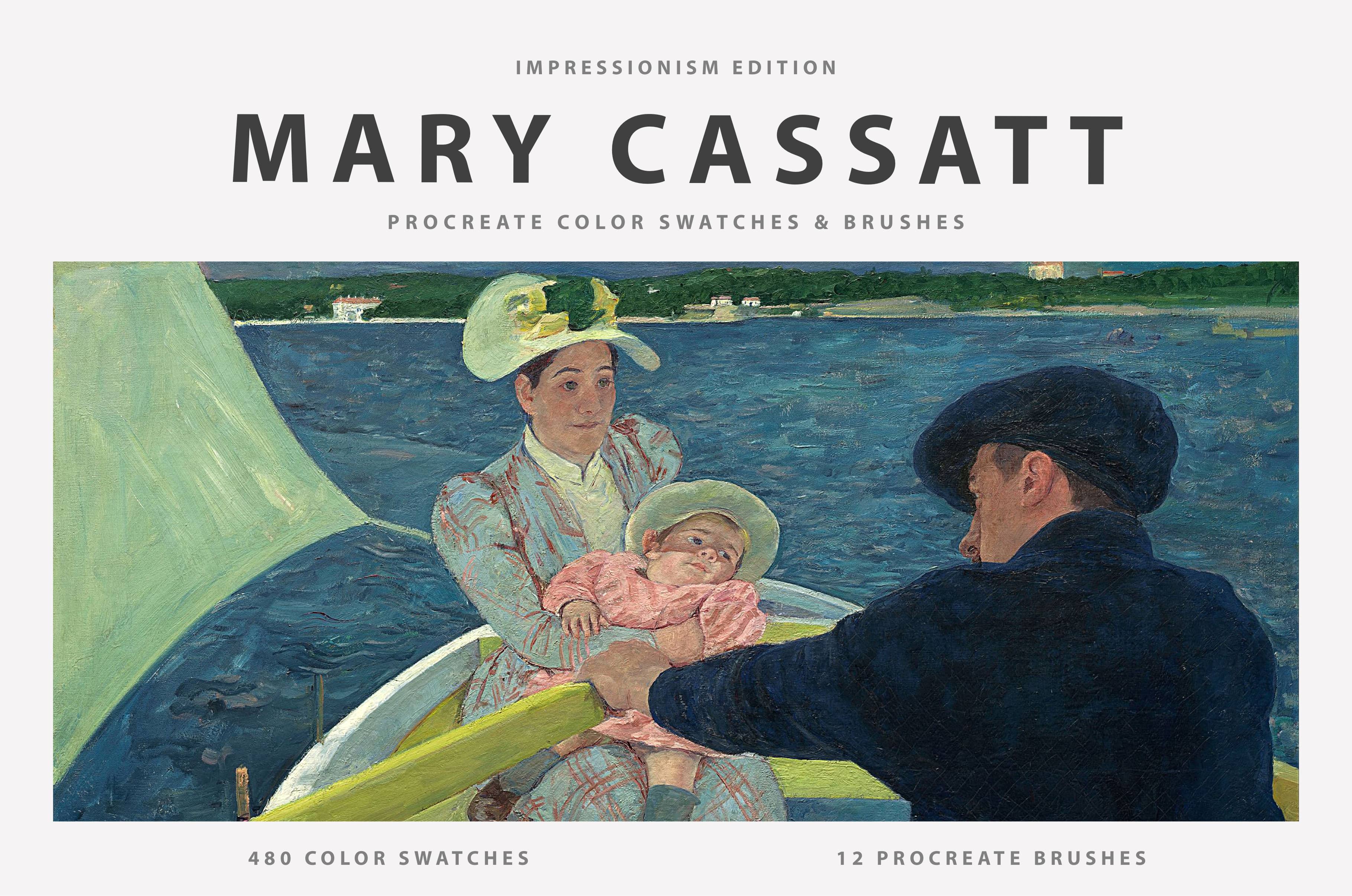 Mary Cassatt Procreate Brushes & Color Palettes